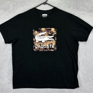 Lacoste Sport 4xl black tshirt w/ logo